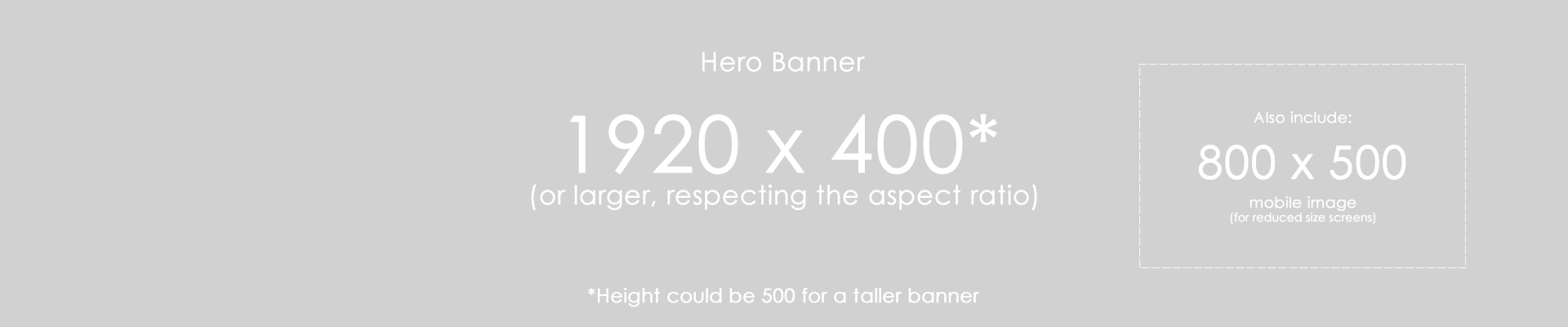 Home Page Banner