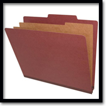 Classification/Pressboard Folders